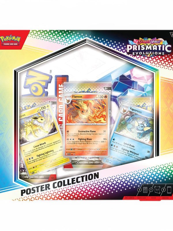 Pokémon TCG Scarlet & Violet Prismatic Evolutions Poster Collection