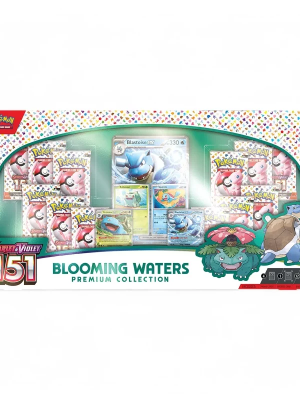 De Pokémon TCG: Scarlet & Violet – 151 Blooming Waters Premium Collection
