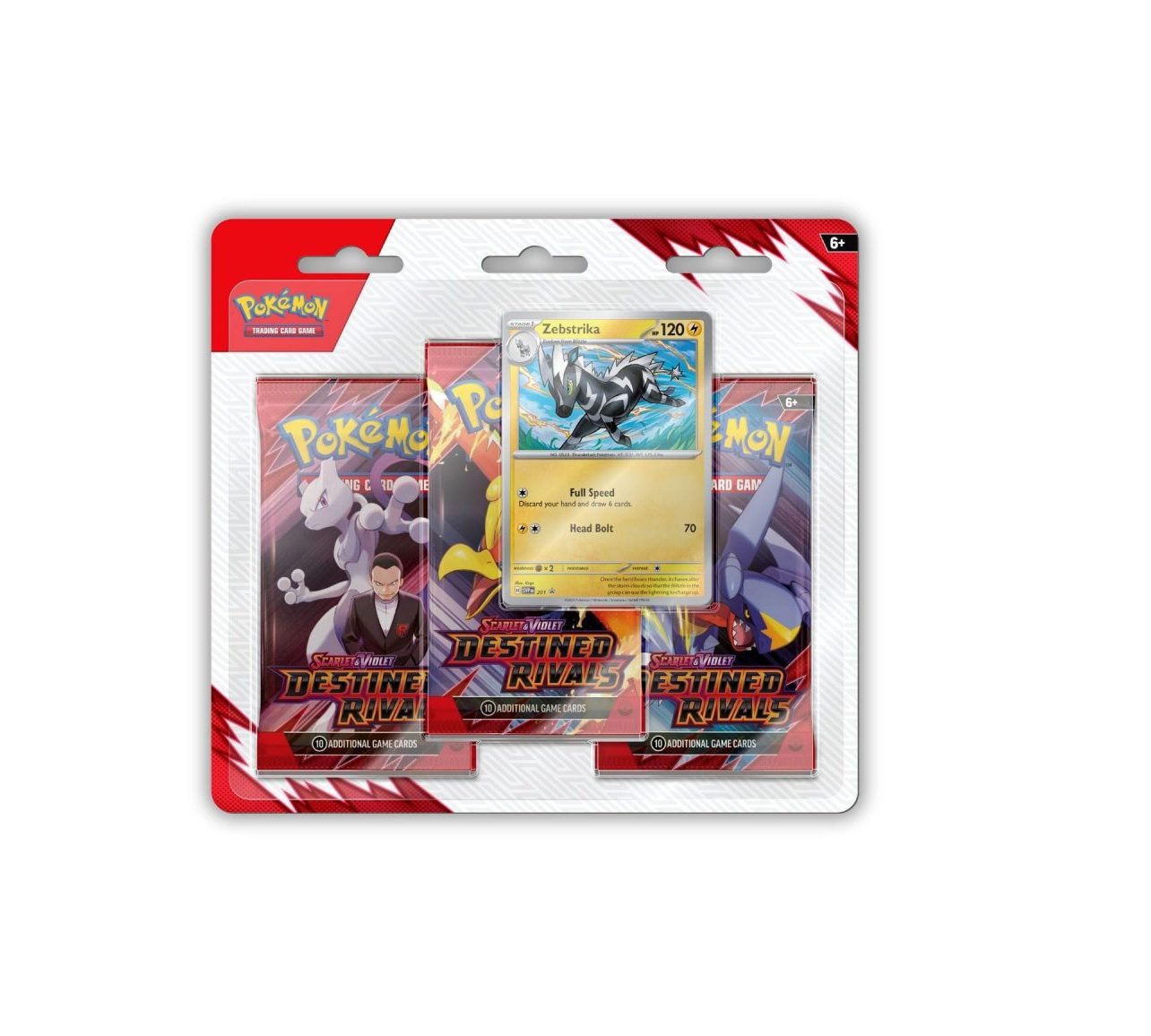 Pokémon TCG: Scarlet & Violet – Destined Rivals 3-Pack Blister Pack